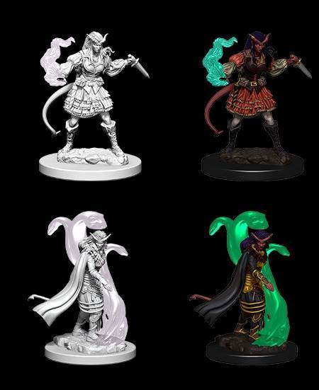 D&D Unpainted Minis: Tiefling Female Sorceror