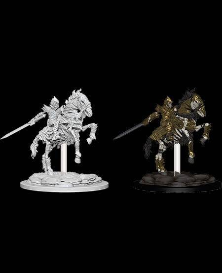 Pathfinder Unpainted Minis: Skeleton Knight On Horse