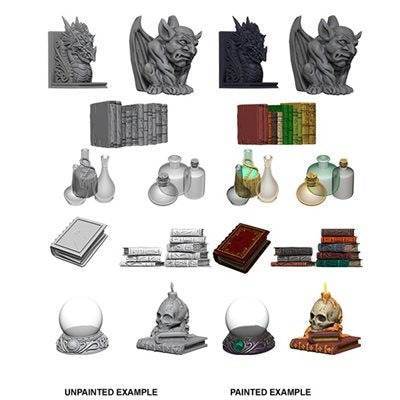 D&D Unpainted Minis: Wizards Room