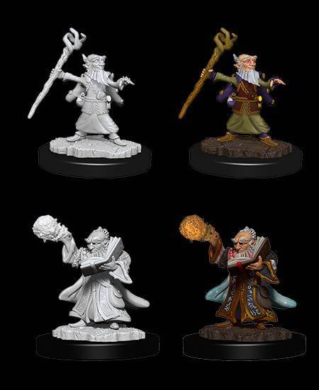 D&D Unpainted Minis: Male Gnome Wizard