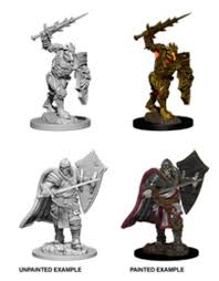 D&D Unpainted Minis: Death Knight & Helmed Horror