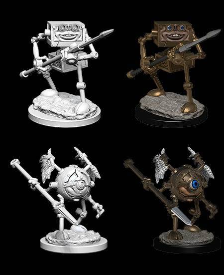 D&D Unpainted Minis: Monodrone And Duodrone