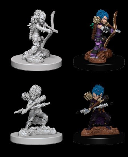 D&D Unpainted Minis: Female Gnome Rogue