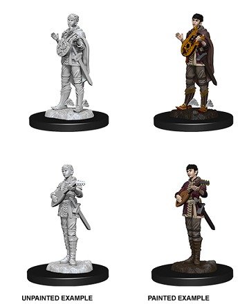 D&D Unpainted Mini: Half-Elf Bard