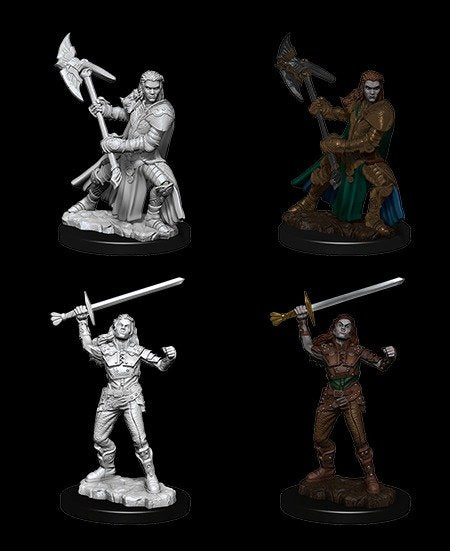 D&D Primed Mini: Half-Orc Fighter