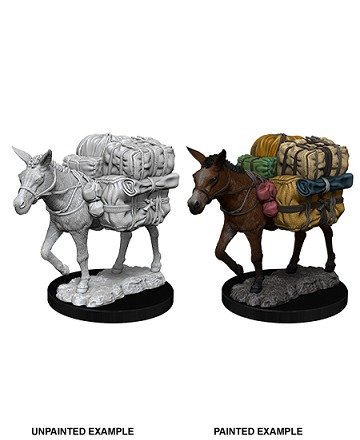 Wizkids Unpainted Minis: Pack Mule