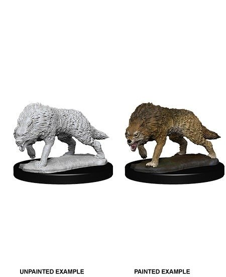 D&D Unpainted Mini: Timber Wolf