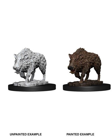 Wizkids Unpainted Minis: Wild Boar