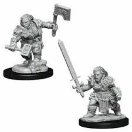 D&D Unpainted Minis: Female Dwarf Barbarian