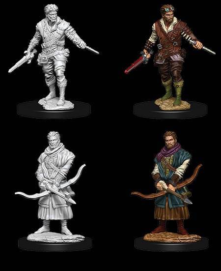 D&D Unpainted Minis: Male Human Rogue