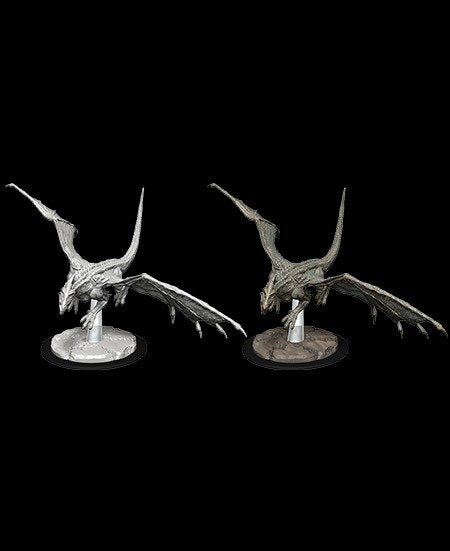 D&D Unpainted Minis: Young White Dragon