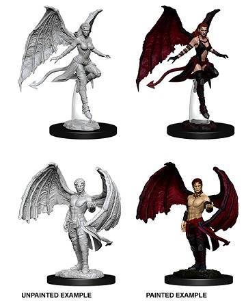 D&D Unpainted Minis: Succubus & Incubus