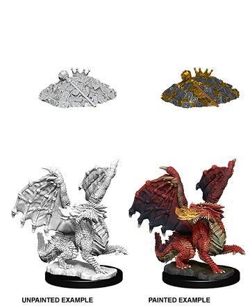 D&D Unpainted Minis: Red Dragon Wyrmling