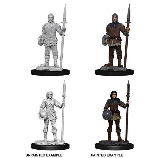 D&D Unpainted Minis: Guards