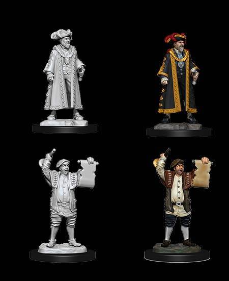 D&D Unpainted Minis: Mayor & Time Crier