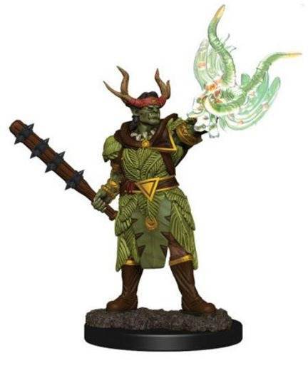 Pathfinder Battles: Male Half-Orc Druid