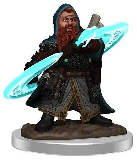 Pathfinder Battles: Male Dwarf Sorcerer