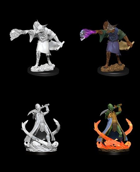 D&D Unpainted Minis: Arcanaloth & Ultroloth