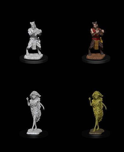 D&D Unpainted Minis: Satyr & Dryad