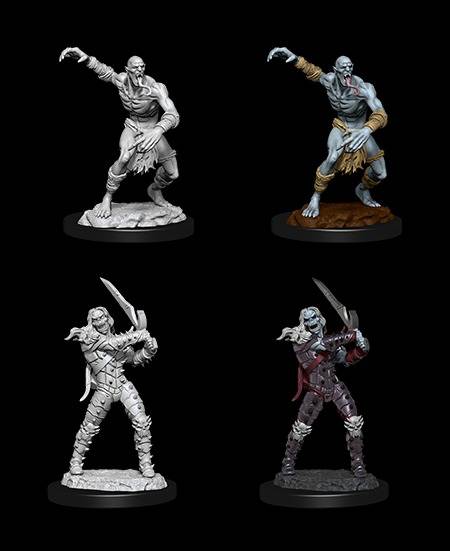 D&D Unpainted Minis: Wight & Ghast