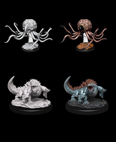 D&D Unpainted Minis: Basilisk & Grell