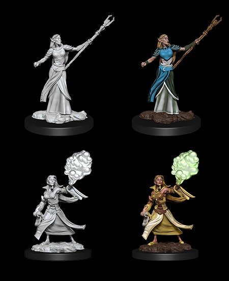 D&D Unpainted Minis: Female Elf Sorcerer