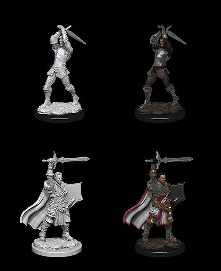 D&D Unpainted Minis: Male Human Paladin