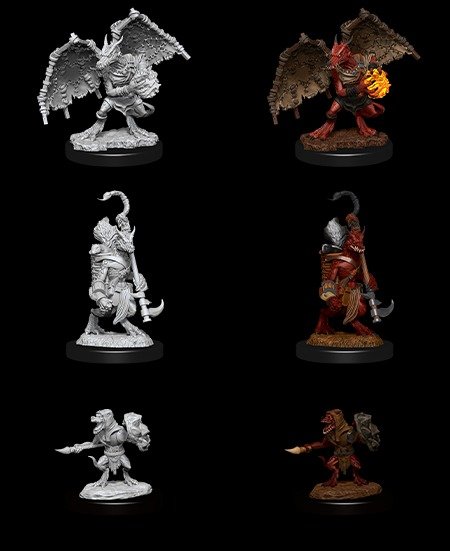 D&D Unpainted Minis: Kobold Inventor Dragonshield & Sorcerer