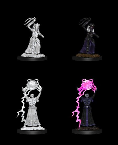 D&D Unpainted Minis: Drow & Drow Priestess