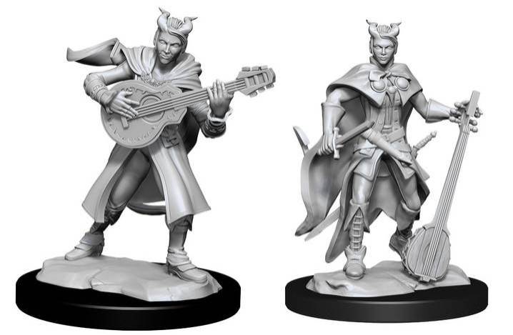 D&D Unpainted Minis:  Tiefling Bard