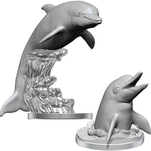 Wizkids Unpainted Minis: Dolphins