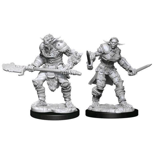 D&D Unpainted Minis: Bugbear Barbarian & Rogue