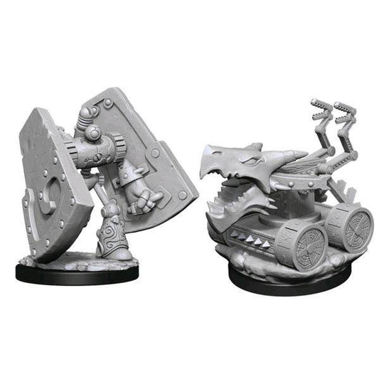 D&D Unpainted Minis: Stone Defender & Oaken Bolter