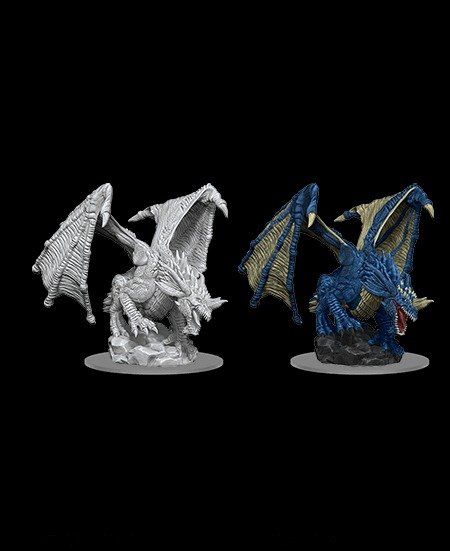 D&D Unpainted Minis: Young Blue Dragon