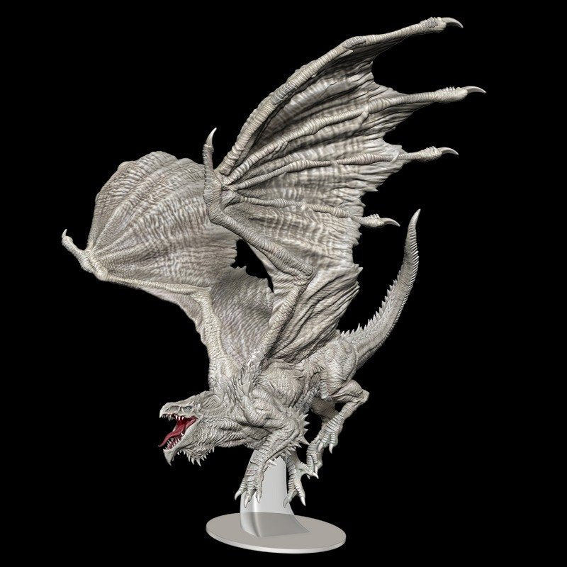 D&D Unpainted Minis: Adult White Dragon