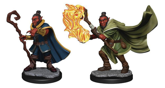 CR Unpainted Minis: Goblin Sorcerer and Rogue