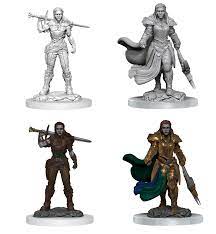 D&D Unpainted Minis: Orc Fighter Female