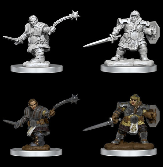 D&D Unpainted Minis: Dwarf Fighter