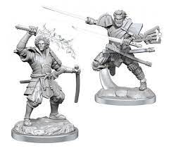 MTG Unpainted Figure: Raiyuu & Isshin