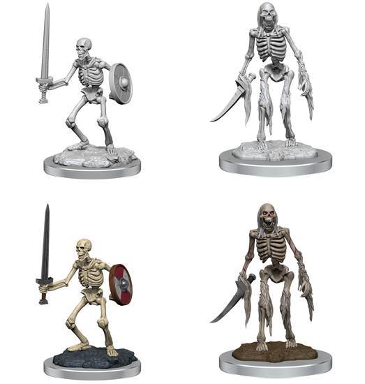 Wizkids Unpainted Minis: Skeletons