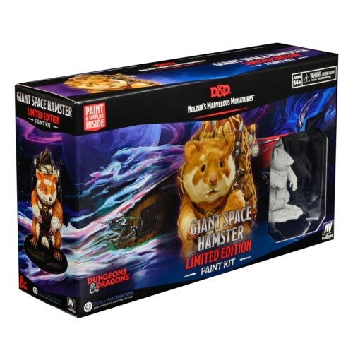 D&D Unpainted Minis: Space Hamster Limited Edition Paint Kit