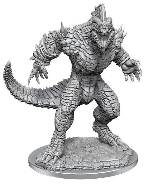 D&D Unpainted Minis: Lizardfolk Render