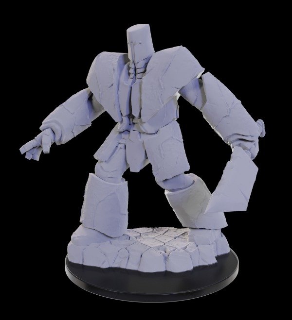 CR Unpainted Minis: Cobalt Golem