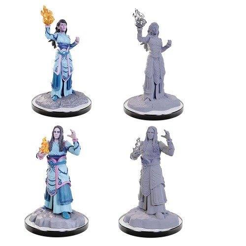 D&D Unpainted Minis: Elf Wizards