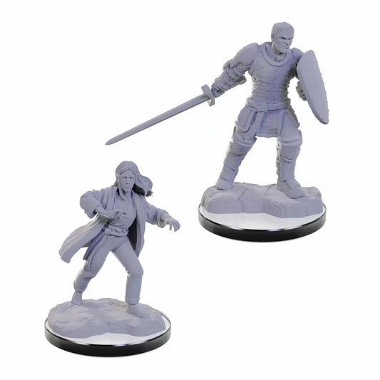 D&D Unpainted Minis: Reborn Paladin & Warlock