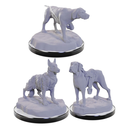 Wizkids Unpainted Minis: Dog Companions