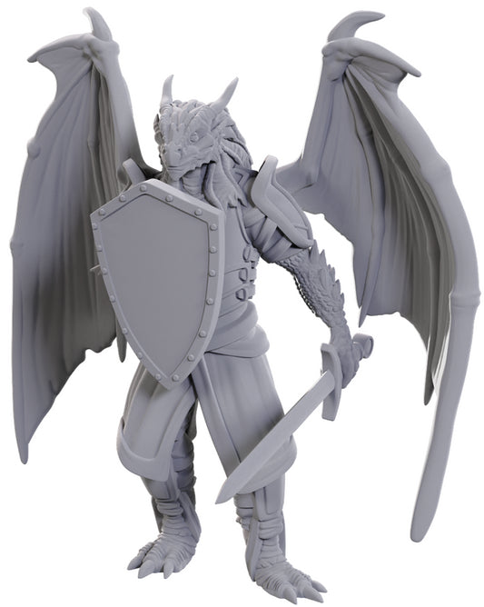 D&D Unpainted Minis: Dragonborn of Bahamut