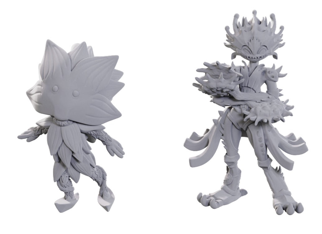 Pathfinder Unpainted Minis: Lotus Leshy & Flytrap Leshy