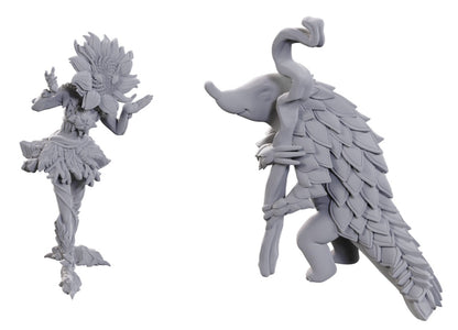 Pathfinder Unpainted Minis: Sunflower Leshy & Fruit Leshy
