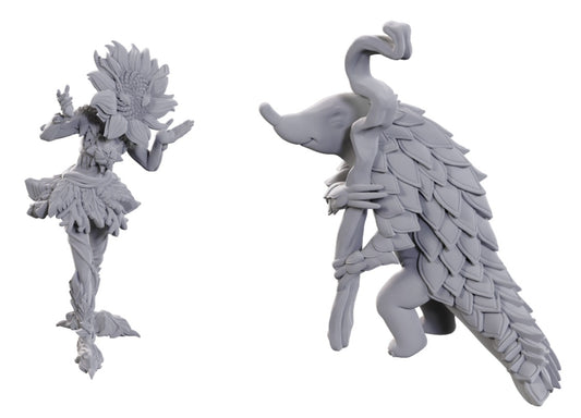 Pathfinder Unpainted Minis: Sunflower Leshy & Fruit Leshy